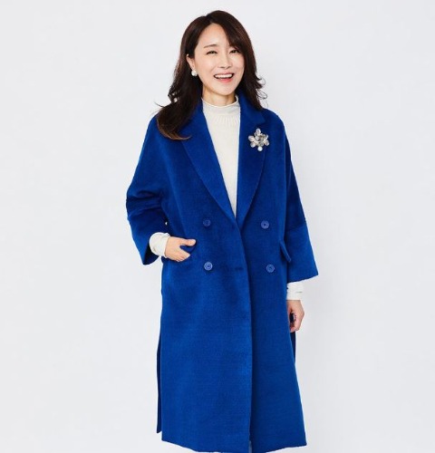 럭셔리 로얄 블루 코트